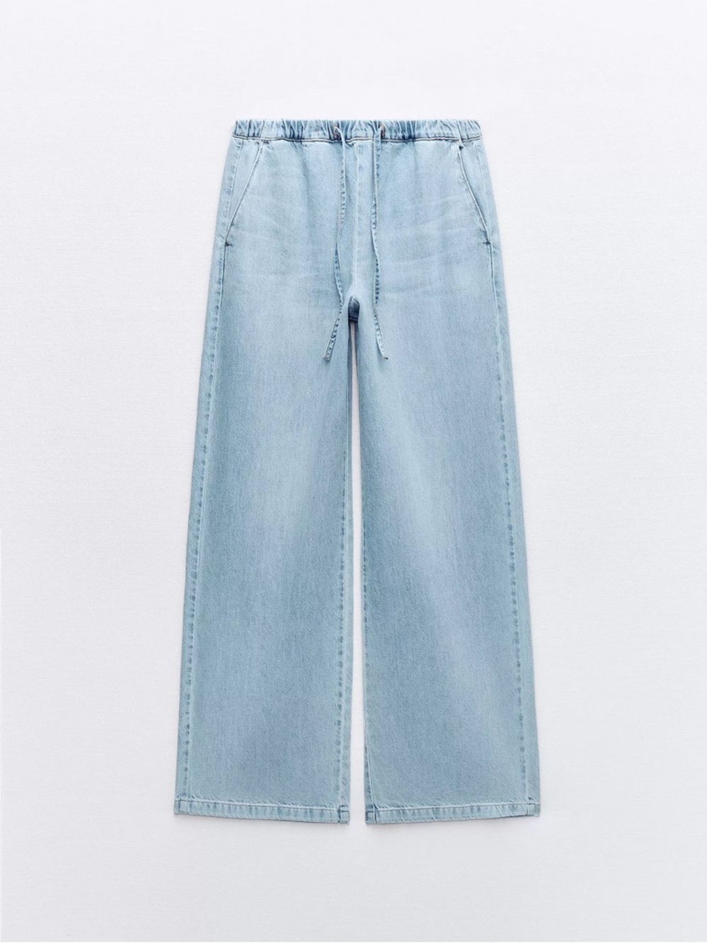 Zara Light Wash Wide leg jeans Size XS